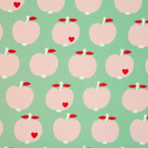 byGraziela - Wasserabweisender Canvas Äpfel (mint)