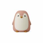 Ditlev night light - Penguin dark rose