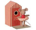 Maileg - BEACH MICE LITTLE SISTER IN CABIN DE PLAGE