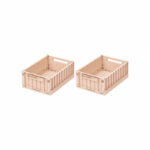 WESTON SMALL STORAGE BOX 2 PACK ROSE