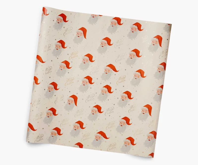 Santa Wrapping Roll