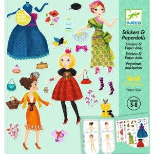 Djeco - Stickerpuppen: Papier Puppen - Massive fashion
