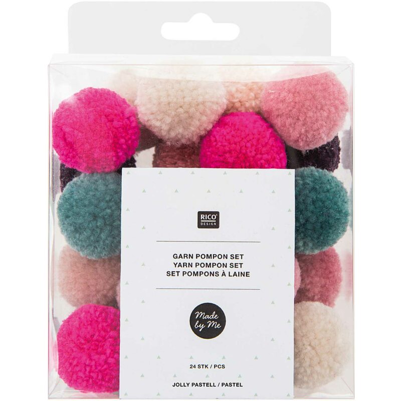 rico design - GARNPOMPON JOLLY PASTELL 24 - TEILIG