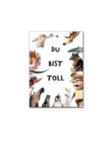 halfbird - Postkarte "Du bist toll"