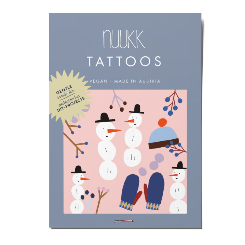 nuukk - Vegane Tattoos Winter Spaß