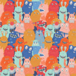 Art Gallery Fabrics - MonsterVille - Monster Parade