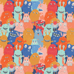 Art Gallery Fabrics - MonsterVille - Monster Parade