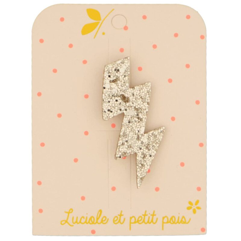 Luciole et Petit Pois - Blitzbrosche - Goldglitter