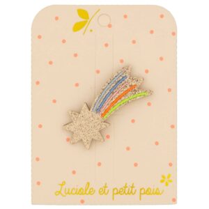Luciole et Petit Pois - Sternschnuppe Haarspange - Mehrfarbig gelb