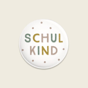 Ava&Yves - Button “Schulkind” rose-senf-mint