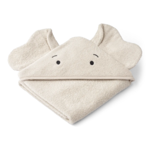 Liewood - Albert Elephant Hooded towel sandy