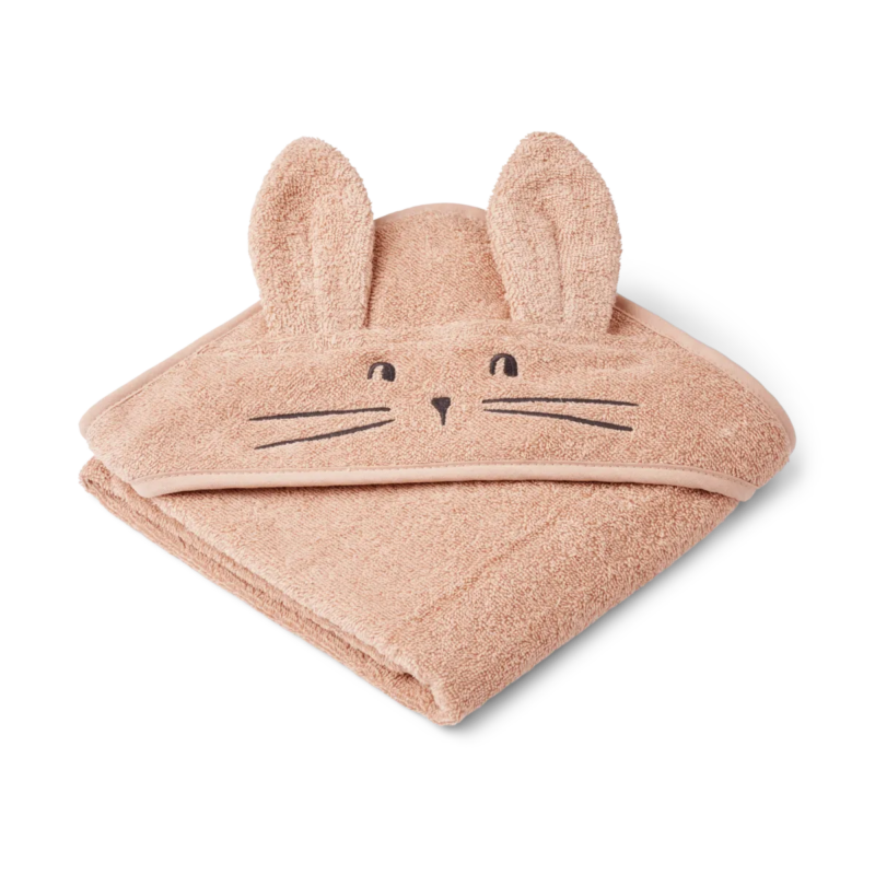 Liewood - Albert Rabbit Hooded towel pale tuscany