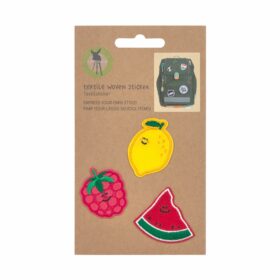 lässig - Textile Woven Sticker "Stick on" - Fruits