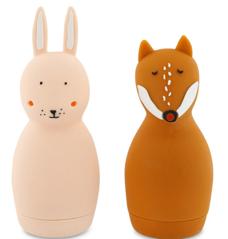 Trixie Baby - Badespielzeug Spritztiere - Mrs. Rabbit & Mr. Fox