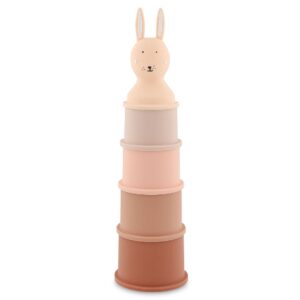 Trixie Baby - Stapelbecher-Set 5-teilig - Mrs. Rabbit