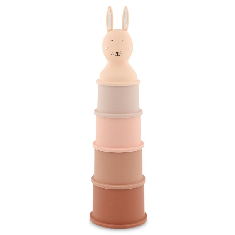 Trixie Baby - Stapelbecher-Set 5-teilig - Mrs. Rabbit