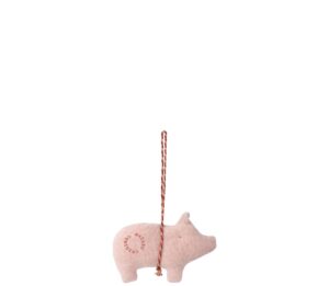 Maileg - Ornament Schwein - Uni Rosa