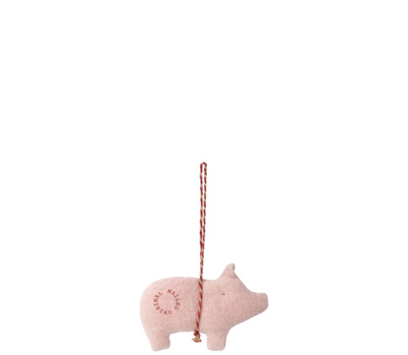 Maileg - Ornament Schwein - Uni Rosa