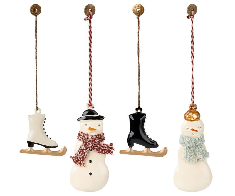 Maileg - Metallornament Set - Winter Wonderland (Set)