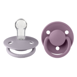 BIBS - Fossil Grey & Mauve Silicone - Bibs de Lux (0-36m)