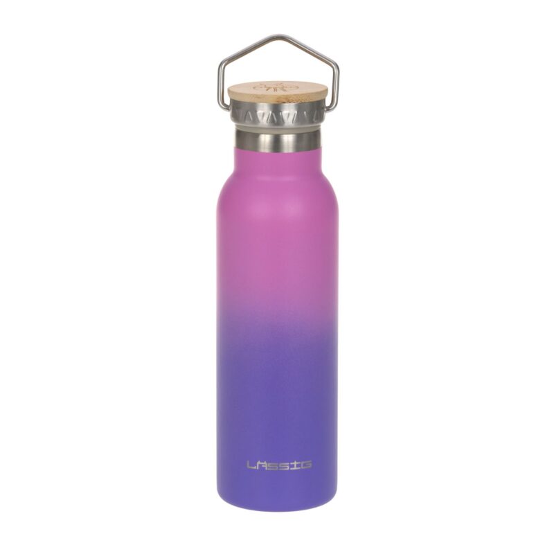 lässig - Double Walled Bottle Stainless Steel 460 ml Unique gradient purple